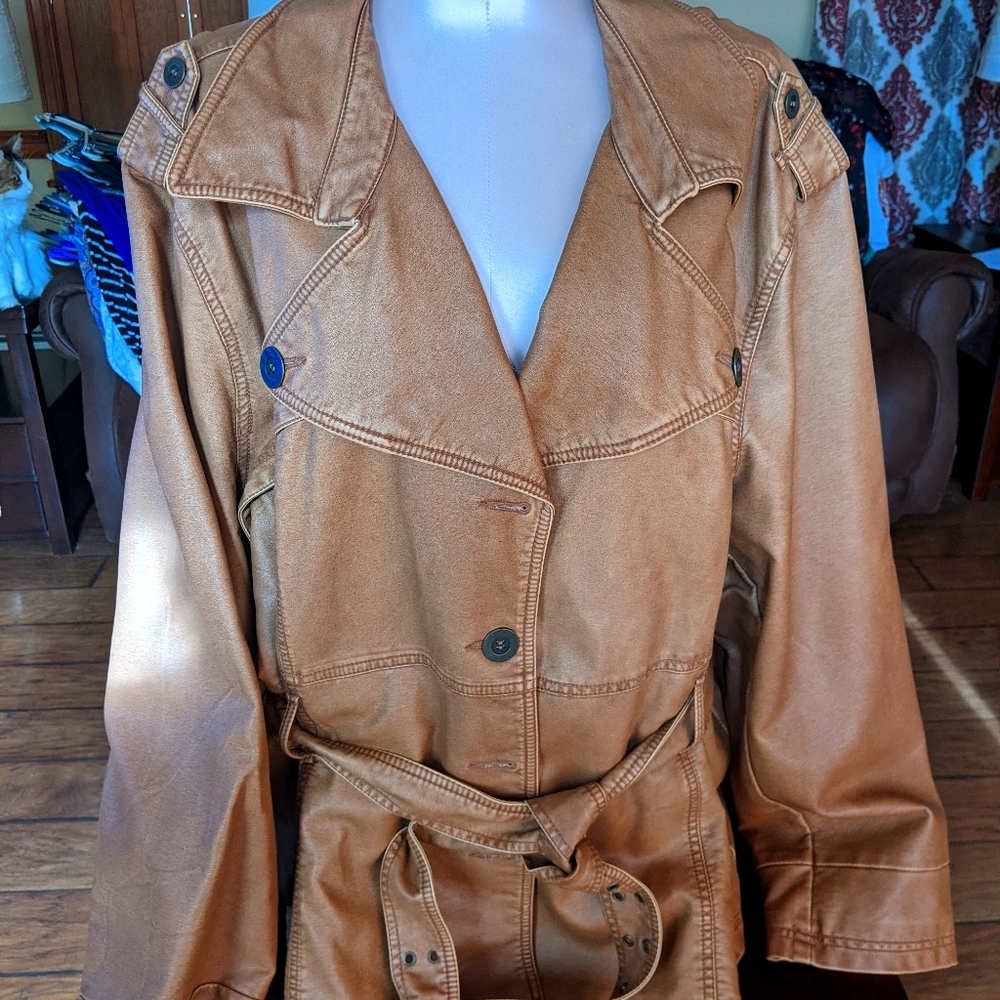 Faux Leather Jacket